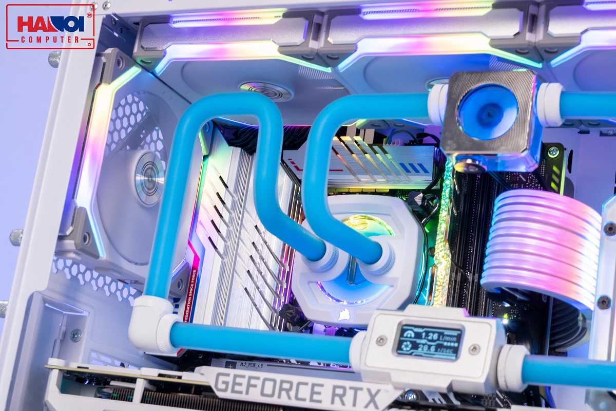 LIAN-LI PC - O11-Dynamic - Mini Snow White watercooling